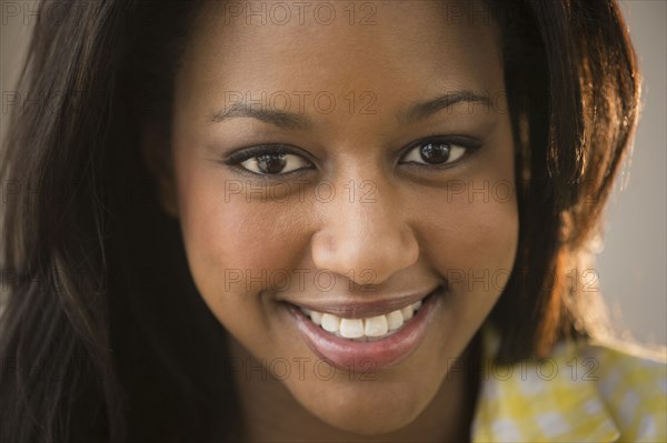 African American woman smiling