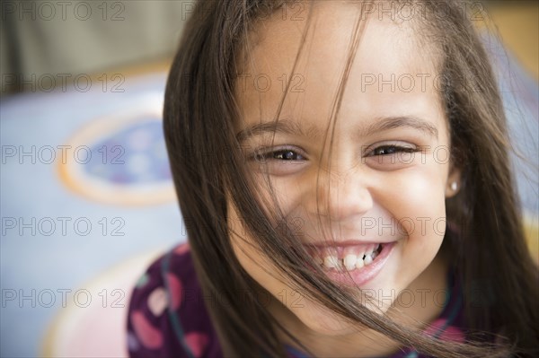 Hispanic girl smiling