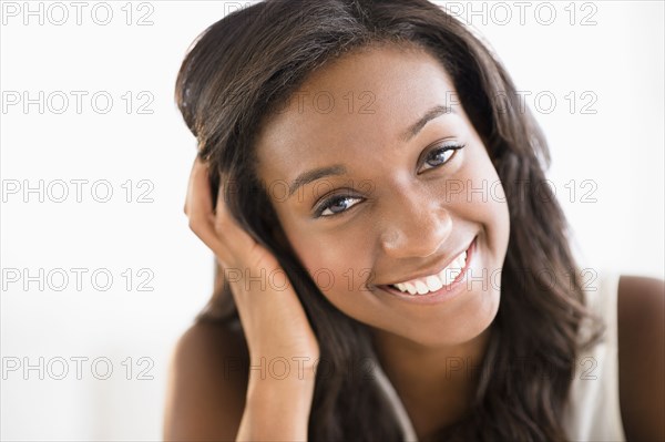 Black woman smiling