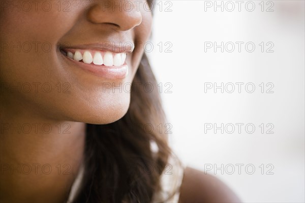 Black woman smiling