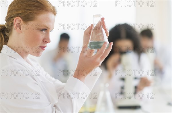 Scientist working in laboratory