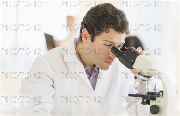 Scientist working in laboratory