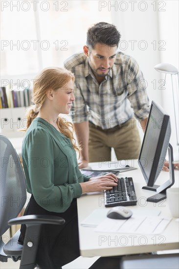 Business people working together in office