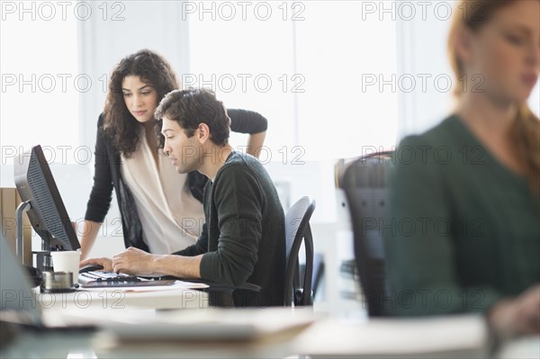 Business people working together in office