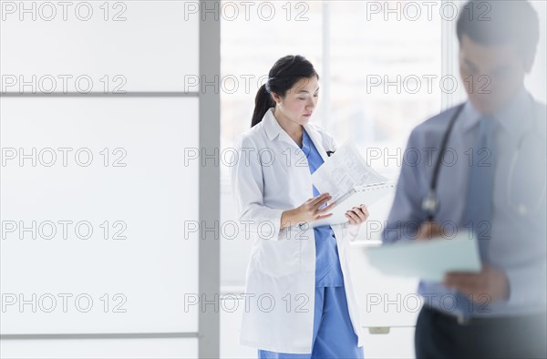 Doctors working in hospital