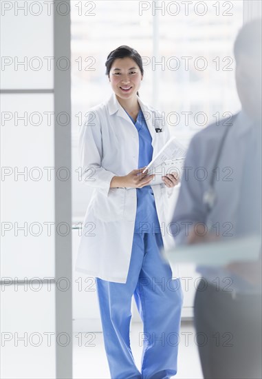 Doctors working in hospital