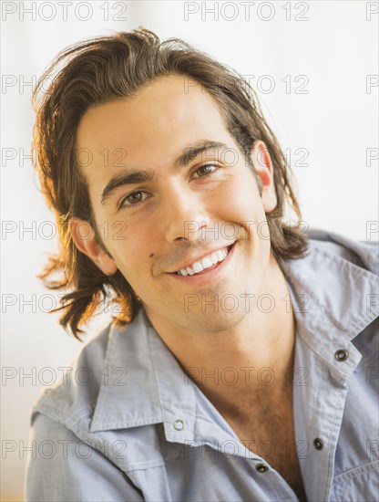 Caucasian man smiling