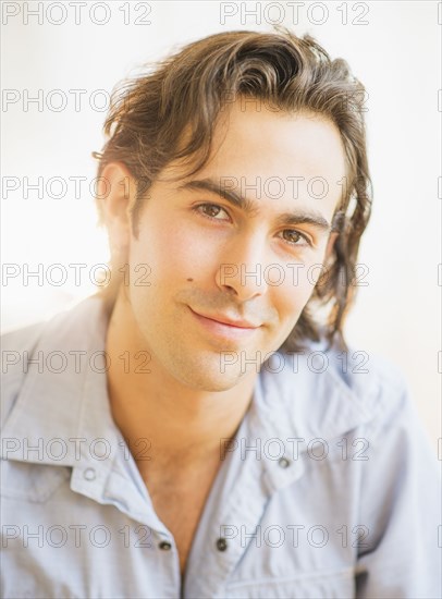 Caucasian man smiling