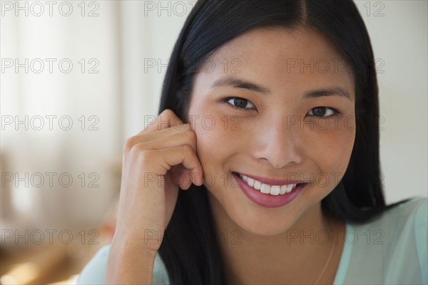 Chinese woman smiling