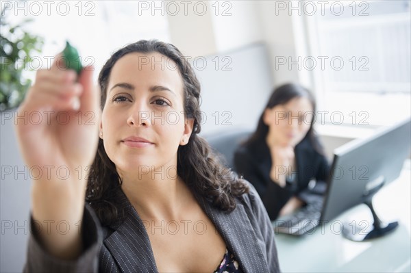 Businesswomen working in office