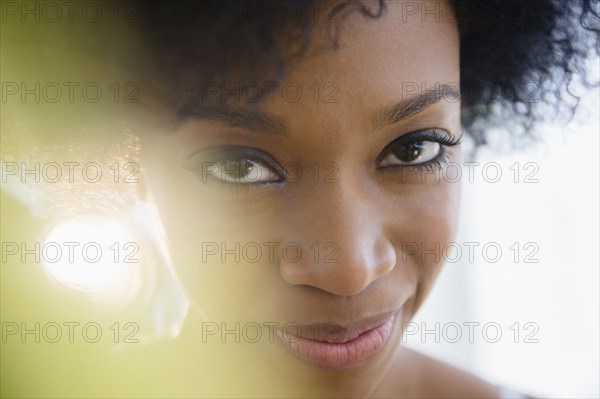 African American woman smiling