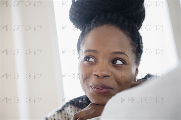 Black woman smiling