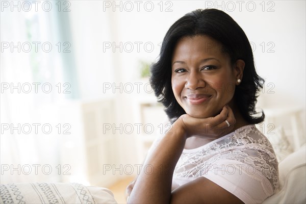 Black woman smiling