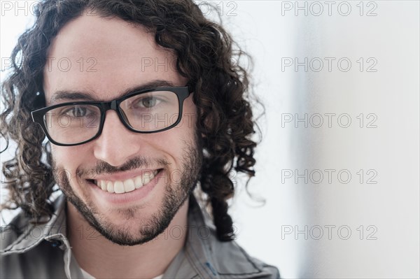 Caucasian man smiling