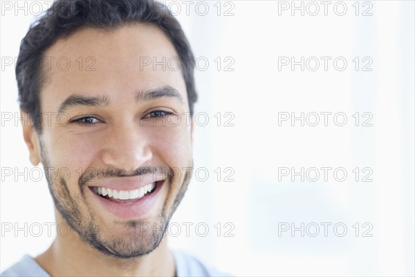 Hispanic man smiling