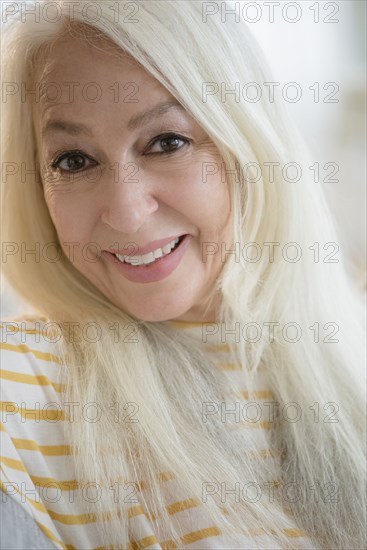 Caucasian woman smiling