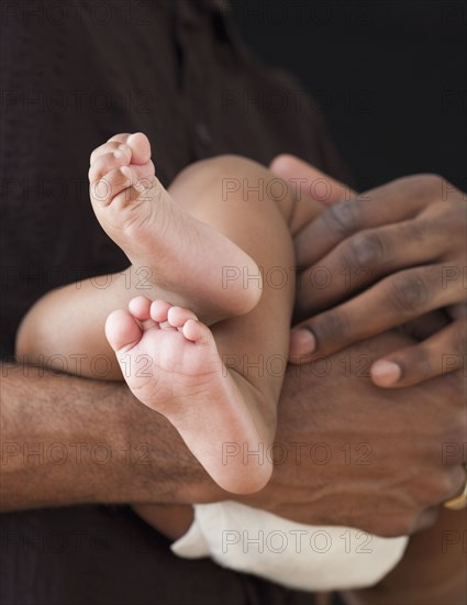 African baby's feet