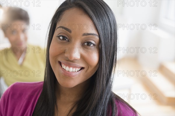 Black woman smiling