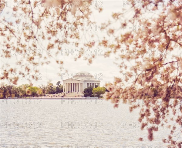 Distant Jefferson Memorial