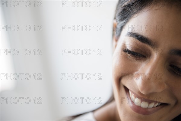 Indian woman smiling