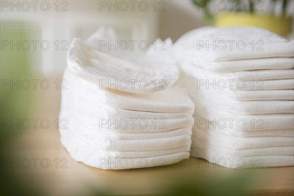 Piles of diapers