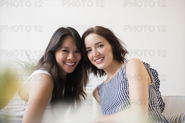 Portrait of smiling women