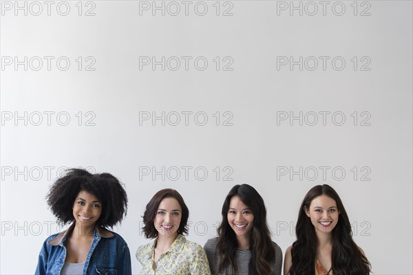 Portrait of smiling women