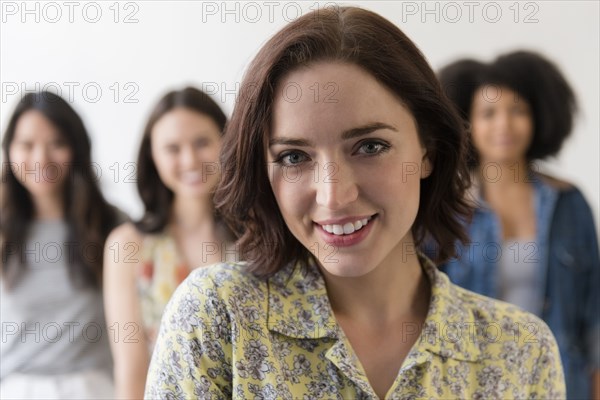 Portrait of smiling woman