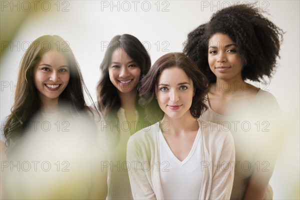 Portrait of smiling women