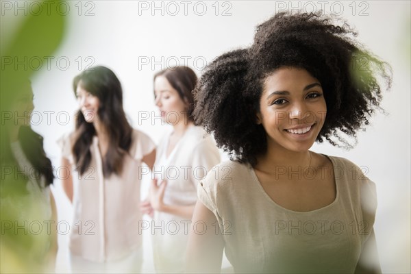 Portrait of smiling woman