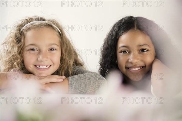 Portrait of smiling girls