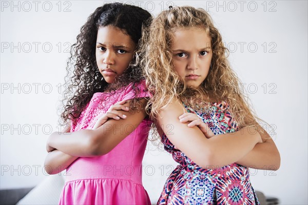 Portrait of girls with attitude