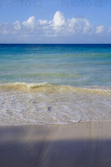 Ocean waves on beach