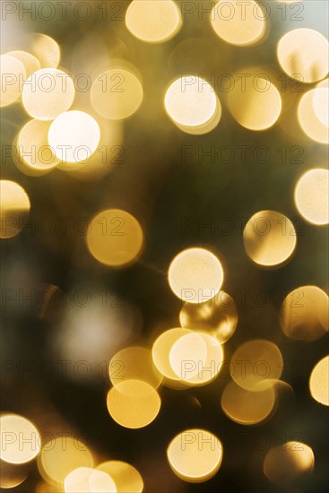 Defocused lights on Christmas tree