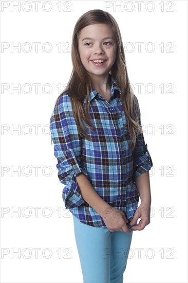 Smiling Caucasian girl