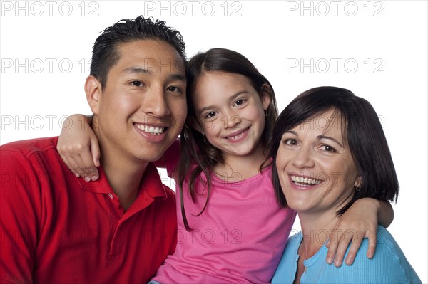 Smiling family