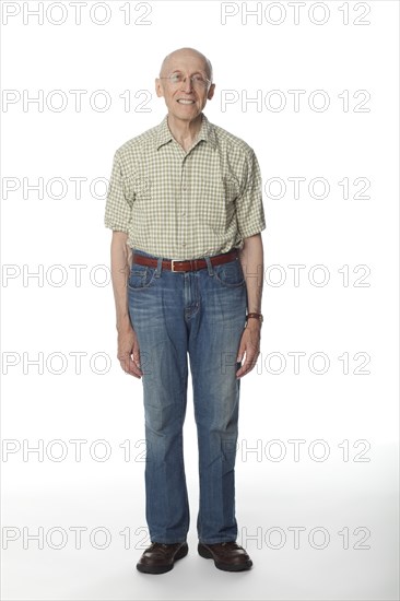 Smiling senior Caucasian man