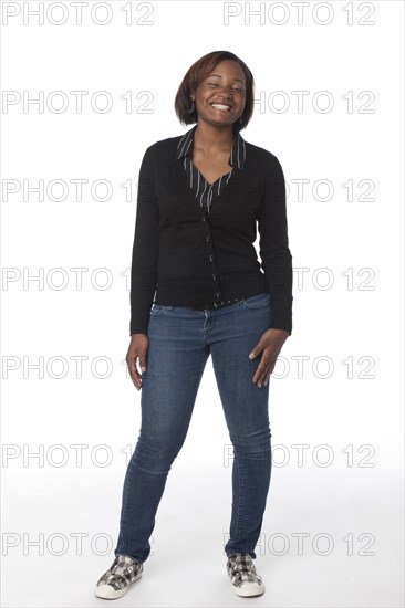 Smiling African American woman