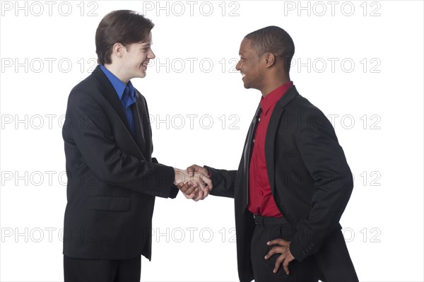 Businessmen shaking hands