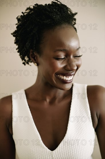 Black woman smiling