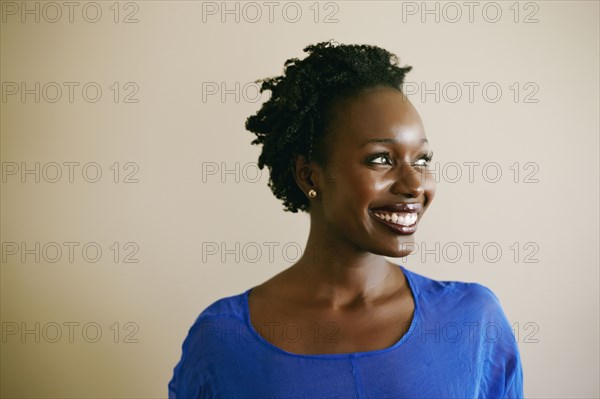 Black woman smiling