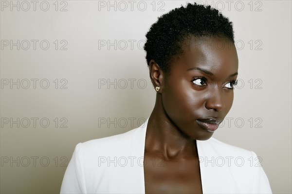 African American woman smiling