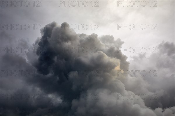 Dramatic storm clouds