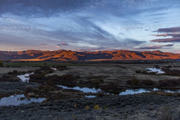 Sunset over Silver Creek