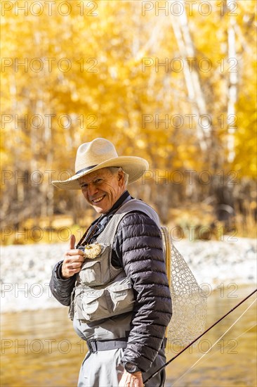 Portrait of smiling senior man