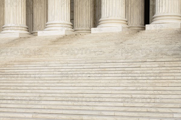 Columns and stairs of US Supreme Court