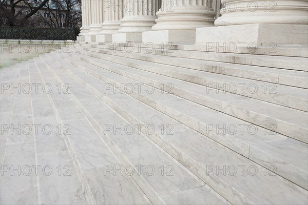 Marble stairs of US Supreme Court