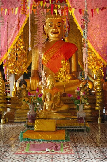 Statue of Buddha in temple