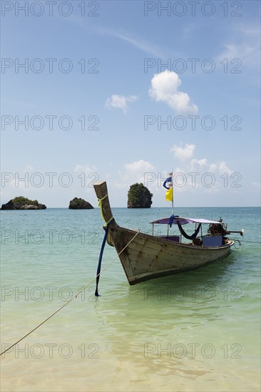 Long tail boats at Railay Beach