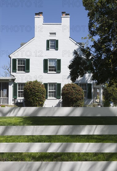 Exterior of rural house